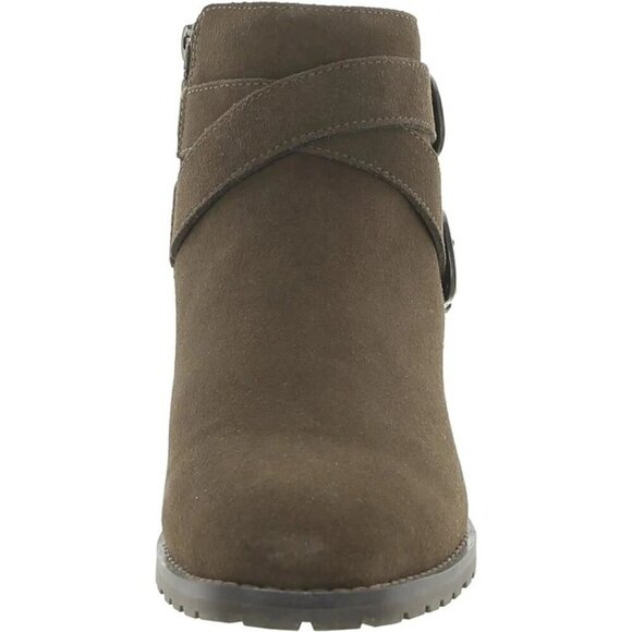 Women's Aqua College Dark Taupe, Brown Boots, Waterproof Booties, Size 8 1/2 - Picture 4 of 5